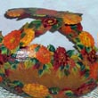 autumn leaves gourd  basket